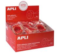Apli Transparent Tape 19 X33 M 35 Units Rosa Niños