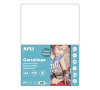 Apli - juego de 3 fundas de cartolina de bricolaje, 180 g, a4, 50 f, c