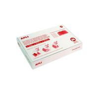 APLI Forralibros 12282 PVC ajustable con solapa adhesiva 310 x 530 mm Caja 100 U