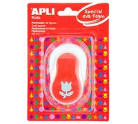 APLI Kids 13299-Perforadora papel y goma EVA tulipán 25,4 mm