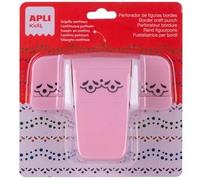 Apli kids 13640 - perforadora para papel lateral flor, 25.4 mm