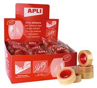APLI Cinta adhesiva 11103 19 mm x 33 m transparente