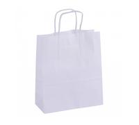 Apli pack de 50 bolsas kraft - alta resistencia - asas rizadas - reuti