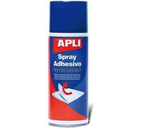 APLI Pegamento spray 12088 reposicionable bote de 400 ml
