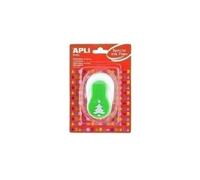 APLI - TALADRO GOMA EVA APLI ARBOL VERDE 13303