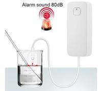 Aplicación inteligente WiFi Sensor de fugas de agua Detector de nivel de desbordamiento de agua sistema de alarma de sonido de seguridad Sensor de fugas de inundación Control remoto WiFi