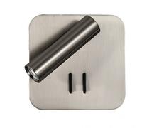 Aplique 2+6w 4000k manet cuadrado niquel 130lm doble encendido 14x14x