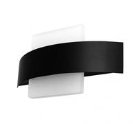 Aplique barredor de pared cuad.8w 4000k arco negro 630 lm ip20 13x24x