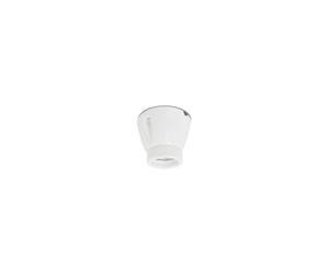 Aplique cerámico vintage de techo o pared sencillo Aila Blanco