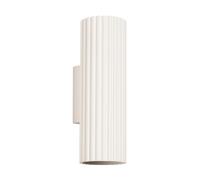 Sollux Lighting Aplique de pared Karbon SL.1653 2x10 W beige aluminio 20 cm