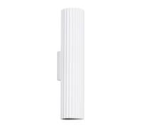 Sollux Lighting Aplique de pared Karbon SL.1539 2x10 W Blanco Aluminio