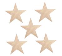 Aplique con Diseño Europeo de Madera 5 Piezas | Madera Maciza Beige sin Acabado, 3d y Veta Natural, para Pintar, Decorar Pared y Cabeceros