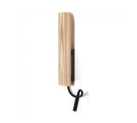 Aplique con lector led y usb renoir (5w+3w) aluminio - madera nórdico 40 x 5,5 8 cm