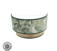 Abrila Congo Verde/Natural - Aplique Moderno 1Xe27