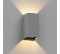 Aplique CUBEL para exterior IP65 up/downlight gris mate angular 1x G9 max. 10W