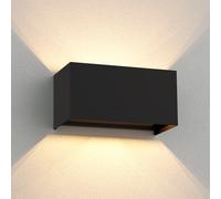 Aplique CUBEL para exterior IP65 up/downlight negro mate angular 2x G9 max.