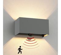 Aplique CUBEL Sensor crepuscular Detector de movimiento para exterior IP65