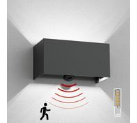 Aplique CUBEL Sensor crepuscular Detector de movimiento para exterior IP65