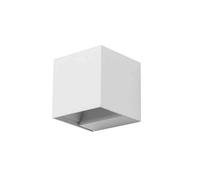 Aplique de exterior aluminio color blanco serie rex 0.80cm