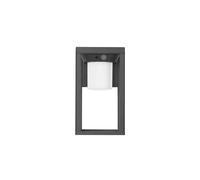 Aplique de exterior aluminio color gris serie bow 14cm