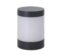 Aplique de exterior aluminio color gris serie bugio 10cm