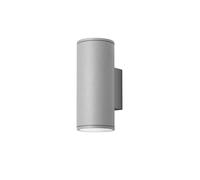 Aplique de exterior aluminio color gris serie orion 9cm