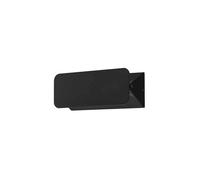 Aplique de exterior aluminio color negro serie shape 18cm