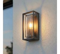 Aplique de exterior Arcchio Ismera, antracita, E27, IP65