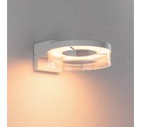 Aplique de exterior con sensor inteligente Paulmann Capera, blanca, CCT, IP44