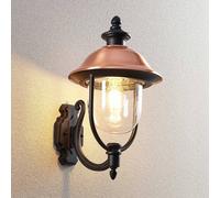 Aplique de exterior Lindby Clint, cobre, montaje en superficie, resistente al