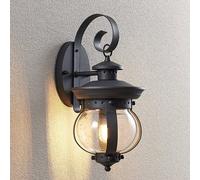 Aplique de exterior Lindby Farley, 40 cm, gris oscuro, IP44, E27
