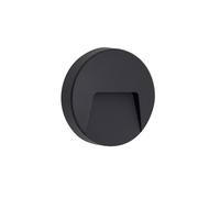 Aplique de exterior metal color gris serie levira 12cm