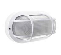 Aplique de exterior policarbonato color blanco serie caia 20cm