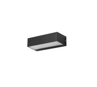 Aplique de exterior policarbonato color gris serie ara small 17cm