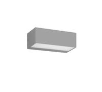 Aplique exterior masala 1xe27 gris ip65 policarbonato 9x23x10,1 cm