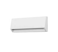 Aplique de exterior policarbonato color negro serie grove 16cm