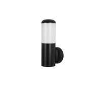 Aplique de exterior policarbonato color negro serie indoo 11cm