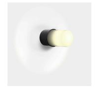 Aplique de exterior policarbonato color negro serie port 9.3cm