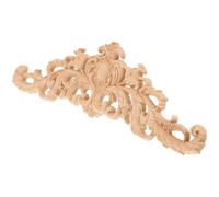 Aplique de Madera Tallada Maciza para Esquinas de Muebles y Puertas | Superficie Lisa sin Rebabas, Decoración Clásica para Pared y Armarios, Acabado Beige, Uso Interior