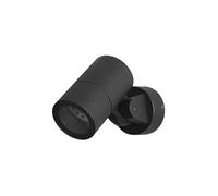 Aplique de pared aluminio color negro serie eleve 6.3cm
