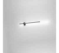 Aplique de pared CLOCK, fabricado en aluminio, con tecnología LED, 12W, 3000K, marca Perenz, 65 cm de largo, color