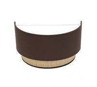 Aplique de pared con detalles en natural modelo kandy fabrilamp