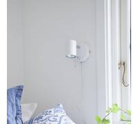 Aplique de pared Correct de By Rydéns, blanco, metal, GU10