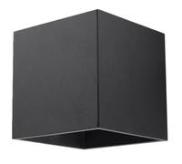 Sollux Lighting Quad lámpara de pared 1x40 W negro SL.0057