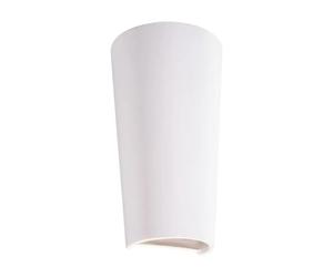 Aplique de pared de cerámica forma de teja Lana