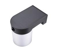 Aplique de pared edm 31832 negro policarbonato abs 4 w 500 lm solar (3