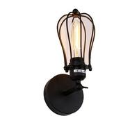 Aplique de pared edm 32105 negro 60 w vintage 220-240 v 11 x 16 x 32 cm