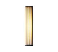 Aplique de Pared Exterior, Aplique de Pared Moderno con Pantalla de Pc, Luminaria Decorativa de Pared Exterior, Lámpara de Pared Led Deo Inoxidable Impermeable Ip65 Negra de 19,7" para Porche, Patio,