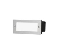 Aplique de Pared Exterior Empotrable, Luz Rectangular para Escalones con Panel Plano./Large