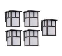 Aplique de Pared Exterior FORLIGHT OSAKA Rústico Japonés LED IP23 Marrón Óxido